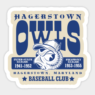 Hagerstown Owls Sticker